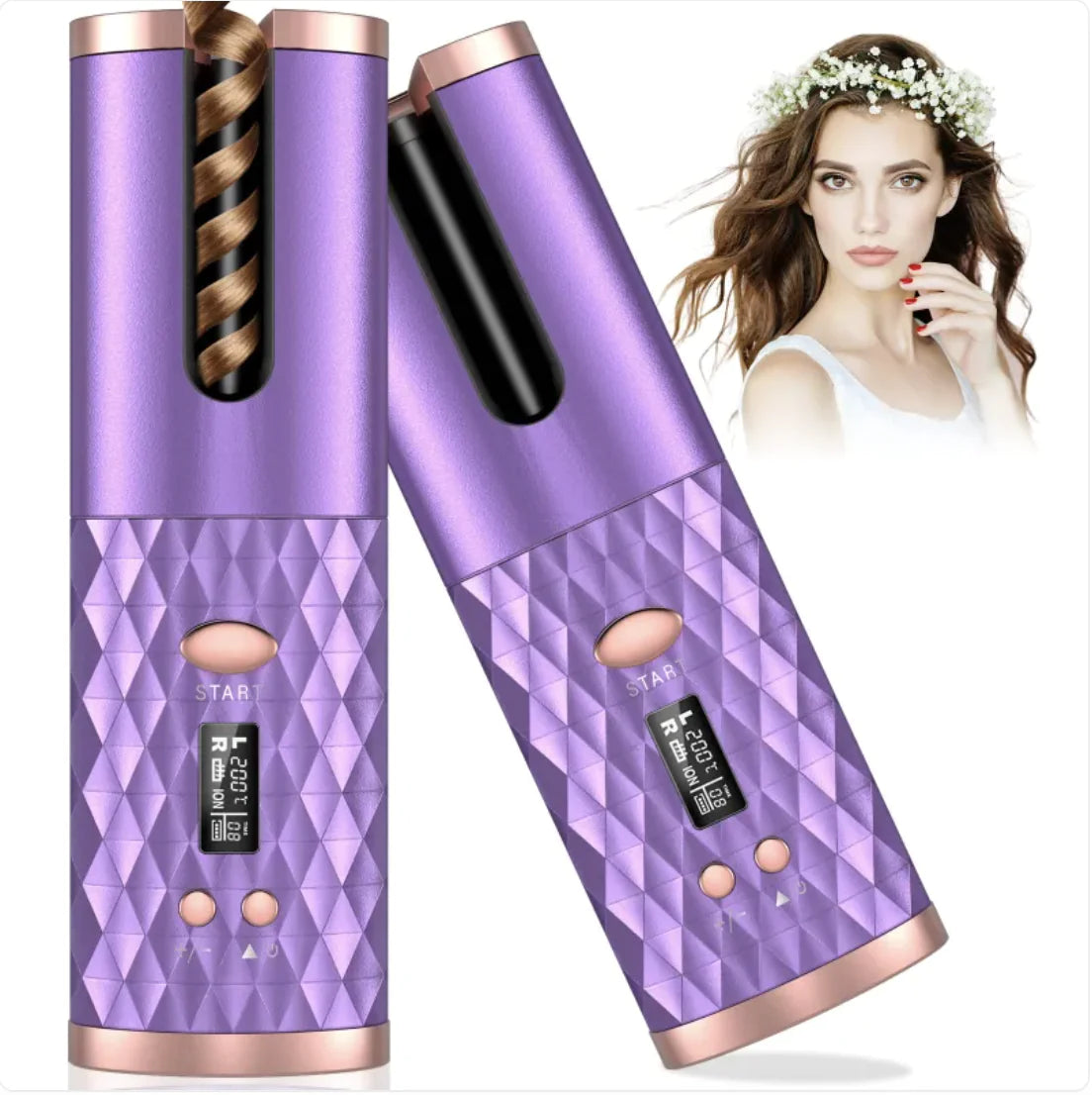 Wireless Automatic Hair Curler